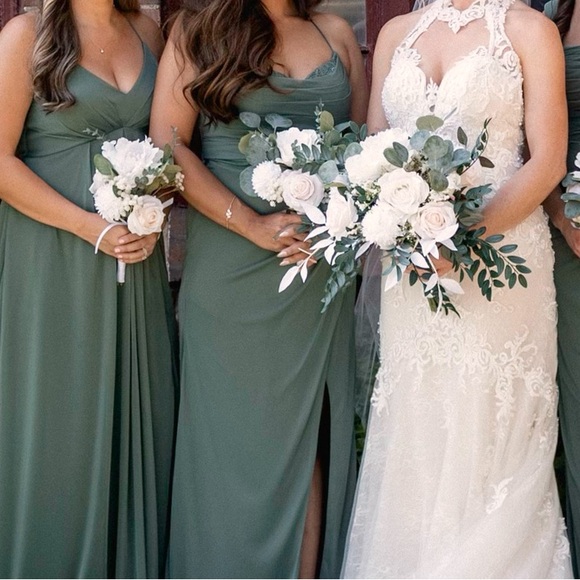 Size 8 Azazie bridesmaid dress- color: eucalyptus Size 8 Azazie bridesmaid dress- color: eucalyptus